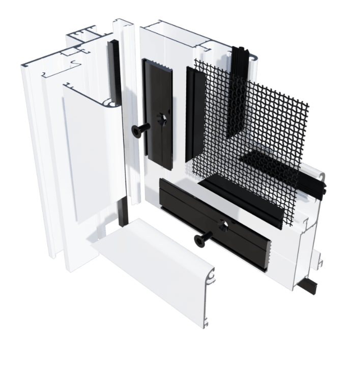 40C - Ultimate Hinged Door - exploded