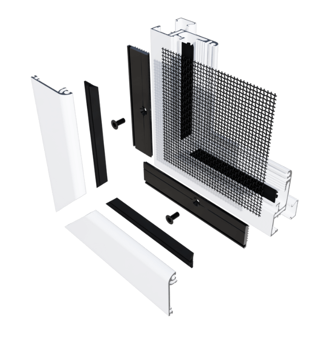 43F Ultimate Concealed Fit Window - exploded